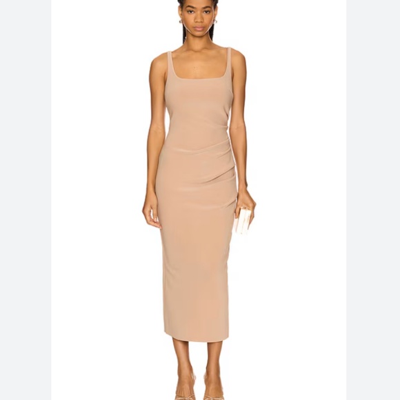 Bec & Bridge Camel Karina Tuck Dress - Picture 1 of 10